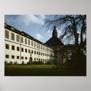 Schloss Friedenstein, Gotha, Baujahr 1643-54 Poster