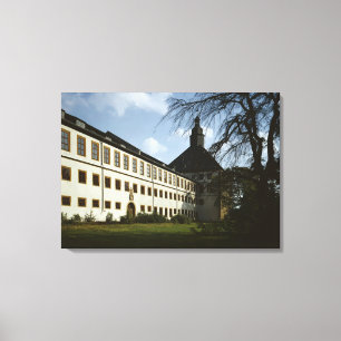 Schloss Friedenstein, Gotha, im Jahre 1643-54 Leinwanddruck