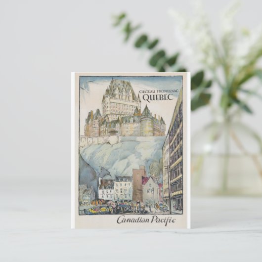 Schloss Frontenac Postkarte (Stehend Vorderseite)