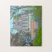 Schloss Frontenac Quebec. Puzzle (Vertikal)