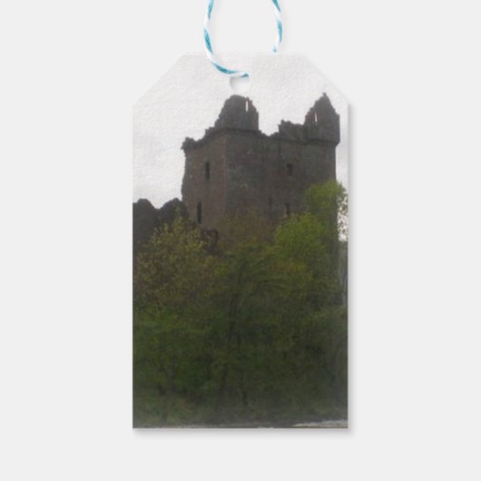 Schloss Gepäckmarke Geschenkanhänger (Rückseite)