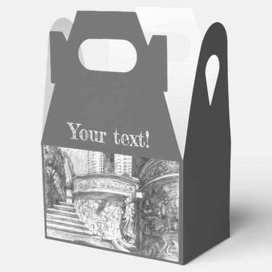 Schloss Geschenkschachtel (Geöffnet)