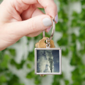 Schloss-Geysir, Yellowstone Nationalpark Schlüsselanhänger (Hand)