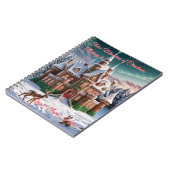 Schloss Gingerbread aus dem Weihnachtswald Notizblock (Linke Seite)