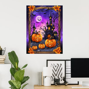 Schloss Halloween Poster