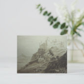 Schloss Harlech - Paul Sandby - c1800 Postkarte (Stehend Vorderseite)