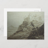 Schloss Harlech - Paul Sandby - c1800 Postkarte (Vorne/Hinten)