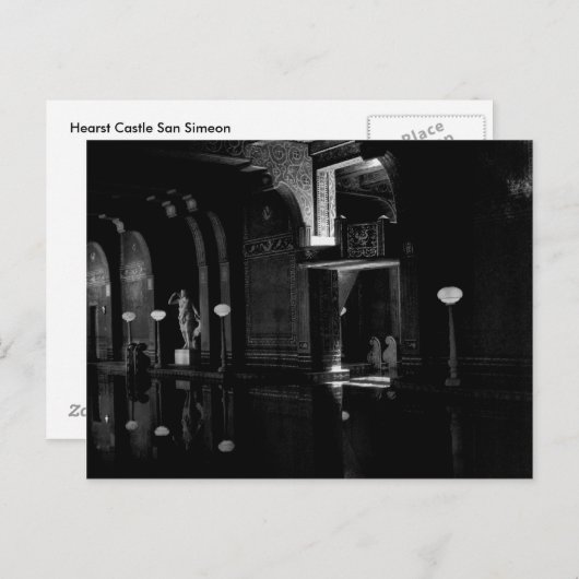 Schloss Hearst, San Simeon Postkarte (Vorne/Hinten)