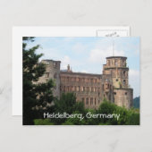 Schloss Heidelberg Deutschland individuell gestalt Postkarte (Vorne/Hinten)