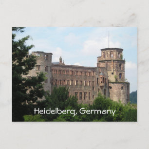 Schloss Heidelberg Deutschland individuell gestalt Postkarte