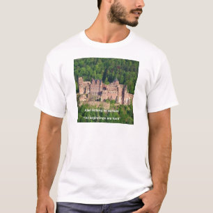 Schloss Heidelberg im Deutschen & Deutschen Sprich T-Shirt