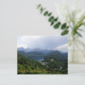 Schloss Herren Chiemsee Bayern Postkarte (Stehend Vorderseite)