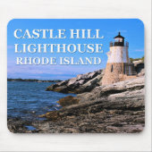 Schloss Hill Leuchtturm, Rhode Island Mousepad (Vorne)