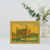 Schloss Hillerød Dänemark Postkarte (Stehend Vorderseite)
