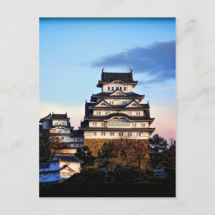 Schloss Himeji bei Sonnenaufgang Postkarte