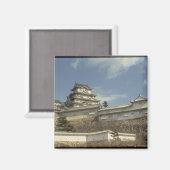 Schloss Himeji, Kyoto, fertig gestellt 1609 Magnet (Vorderseite/Rückseite)