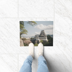 Schloss Himeji Majestätische Festung Japanische Ge Fußmatte
