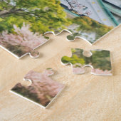 Schloss Himeji mit Kirschblüten Puzzle (Seite)