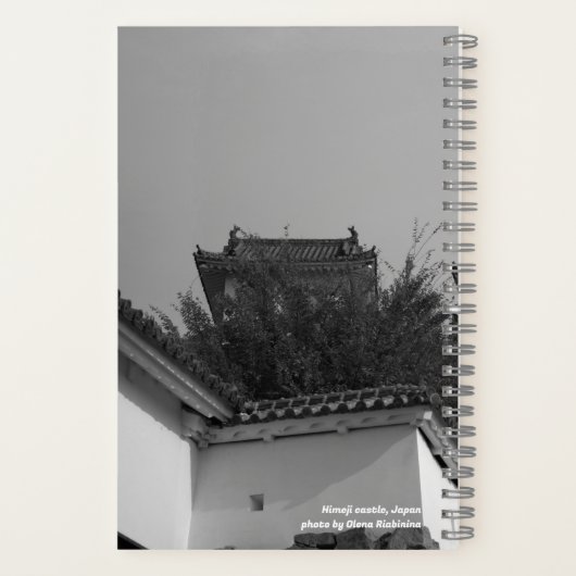 Schloss Himeji Notizblock (Rückseite)