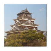 Schloss Hiroshima 広 島 城, Hiroshima, Japan Fliese (Vorderseite)