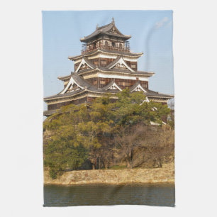 Schloss Hiroshima 広 島 城, Hiroshima, Japan Geschirrtuch