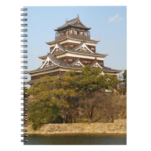 Schloss Hiroshima 広 島 城, Hiroshima, Japan Notizblock (Vorderseite)