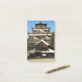 Schloss Hiroshima 広 島 城, Hiroshima, Japan Post-it Klebezettel (Auf Schreibtisch)