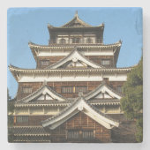 Schloss Hiroshima 広 島 城, Hiroshima, Japan Steinuntersetzer (Vorderseite)