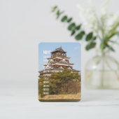 Schloss Hiroshima 広 島 城, Hiroshima, Japan Visitenkarte (Stehend Vorderseite)