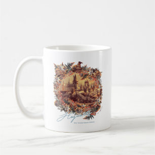 SCHLOSS HOGWARTS™ Florales Grafikdesign Kaffeetasse