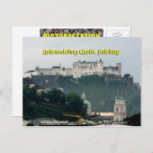 Schloss Hohensalzburg, Salzburg, Österreich Postkarte (Vorne/Hinten)