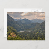 Schloss Hohenschwangau in Bayern, Deutschland Postkarte (Vorne/Hinten)