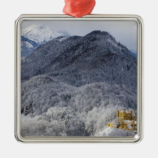 Schloss Hohenschwangau Ornament Aus Metall (Vorne)