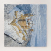 Schloss Hohenzollern: SchneeDeutschland. Puzzle (Horizontal)