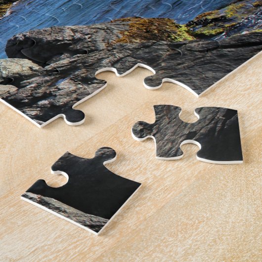 Schloss-Hügel-Leuchtturm, Rhode Island Puzzle (Seite)