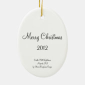 Schloss-Hügel-Leuchtturm-Verzierung Keramikornament (Hinten)