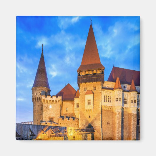 Schloss Hunyad - Schloss von Corvin in Hunedoara. Magnet (Vorne)