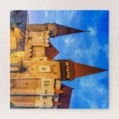 Schloss Hunyad - Schloss von Corvin in Hunedoara. Puzzle (Horizontal)