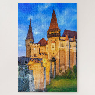 Schloss Hunyad - Schloss von Corvin in Hunedoara. Puzzle