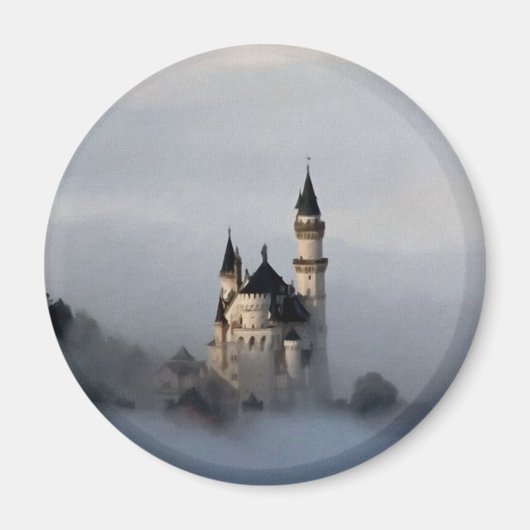 Schloss in den Wolken Magnet (Vorne)