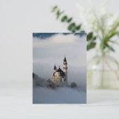 Schloss in den Wolken Postkarte (Stehend Vorderseite)