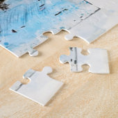 Schloss in der Reflektion des Herbstes. Frankreich Puzzle (Seite)