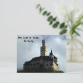 Schloss in Rhein-Tal Postkarte (Stehend Vorderseite)