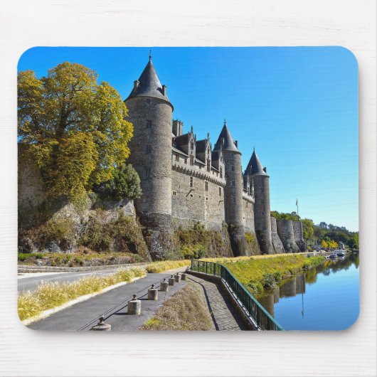 Schloss Josselin in Frankreich Mousepad (Vorne)