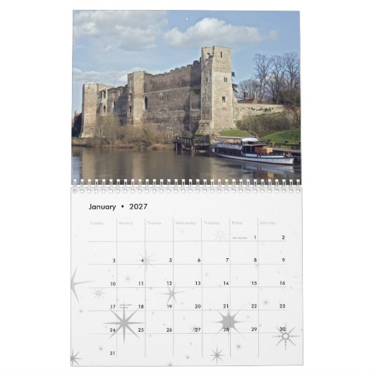 Schloss-Kalender 5 Kalender (Jan 2027)