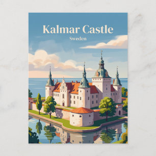 Schloss Kalmar Schweden Postkarte