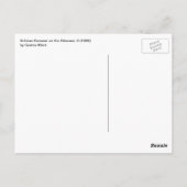 Schloss Kammer am Attersee II von Gustav Klimt Postkarte (Rückseite)