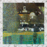 Schloss Kammer am Attersee II von Gustav Klimt Puzzle<br><div class="desc">Schloss Kammer am Attersee, II (1909) von Gustav Klimt ist ein Vintages Viktorianisches Kunstsymbolismus-Gemälde. Die Aussicht auf das Schloss (eine ehemalige Festung). In den Gärten rund um die Zuhause wachsen große Bäume. Schloss Kammer ist ein Schloss umgeben vom Attersee in Oberösterreich und Gegenstand vieler Gemälde von Klimt. Über den Künstler:...</div>