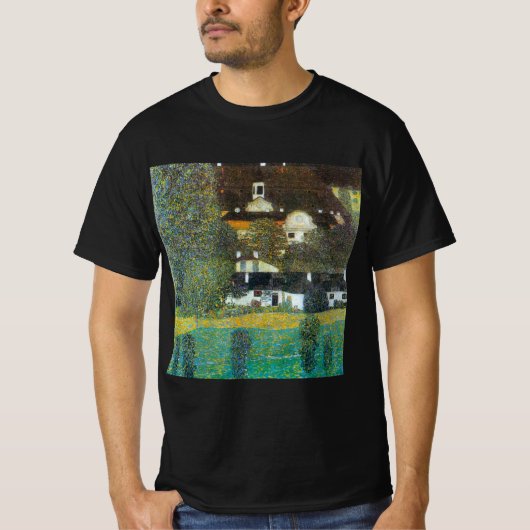 Schloss Kammer am Attersee II von Gustav Klimt T-Shirt (Vorderseite)