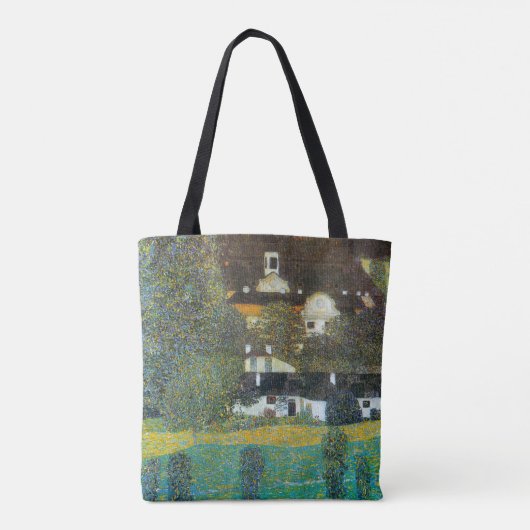 Schloss Kammer am Attersee II von Gustav Klimt Tasche (Rückseite)